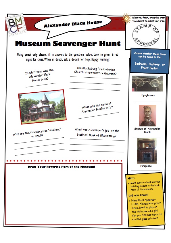 Museum Scavenger Hunt